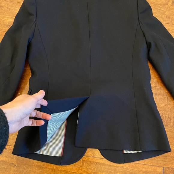 J. Crew Navy Blue Schoolboy Wool Blazer Jacket Sz 0 - Picture 10 of 15